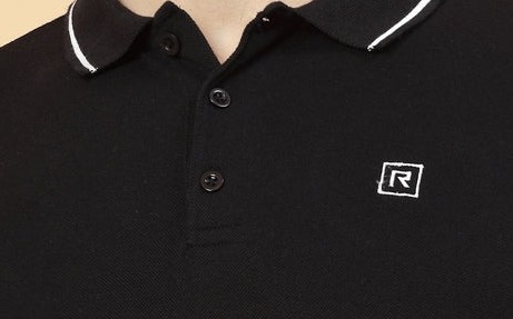 Minimalist Polo Black T-shirt