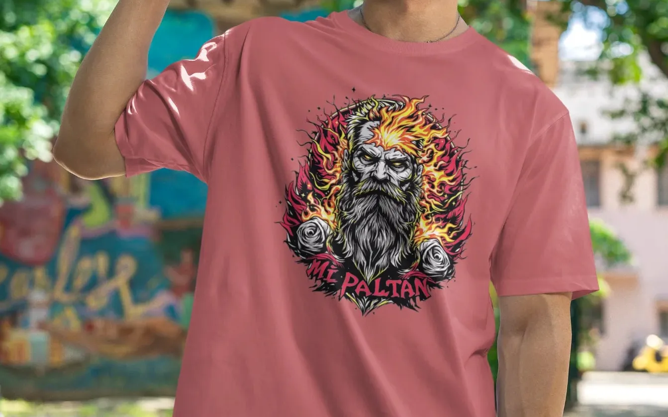 Mumbai Indians Paltan Oversized T-Shirt