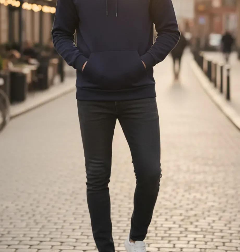 Navy Fleece Regular Fit Sweatshirt