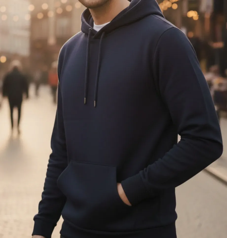 Navy Fleece Regular Fit Sweatshirt