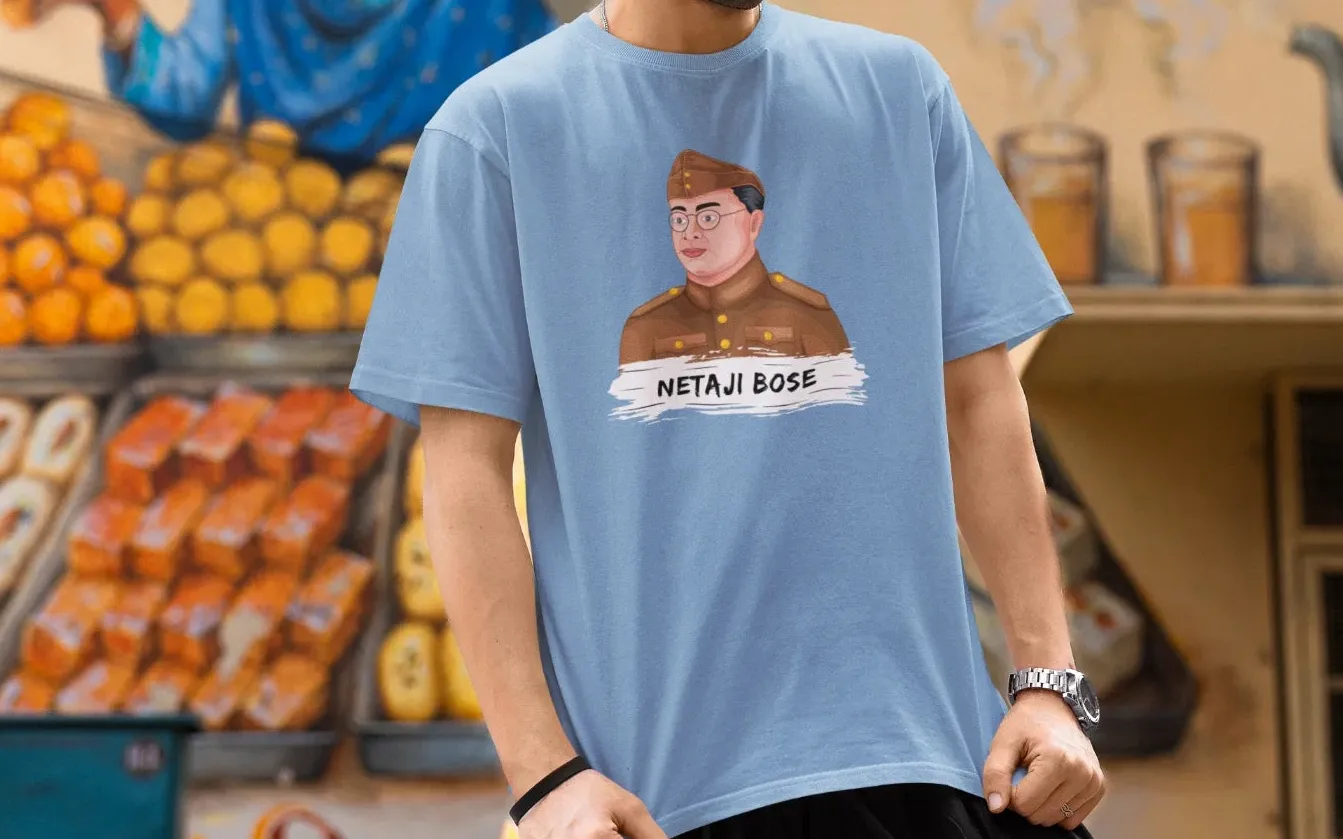 Netaji Subhash Chandra Bose Oversized T-Shirt