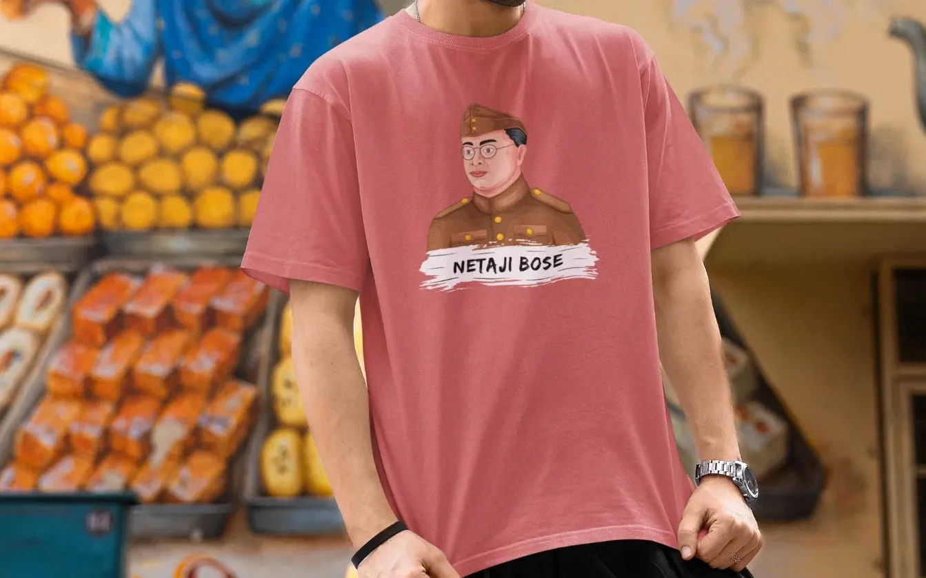 Netaji Subhash Chandra Bose Oversized T-Shirt