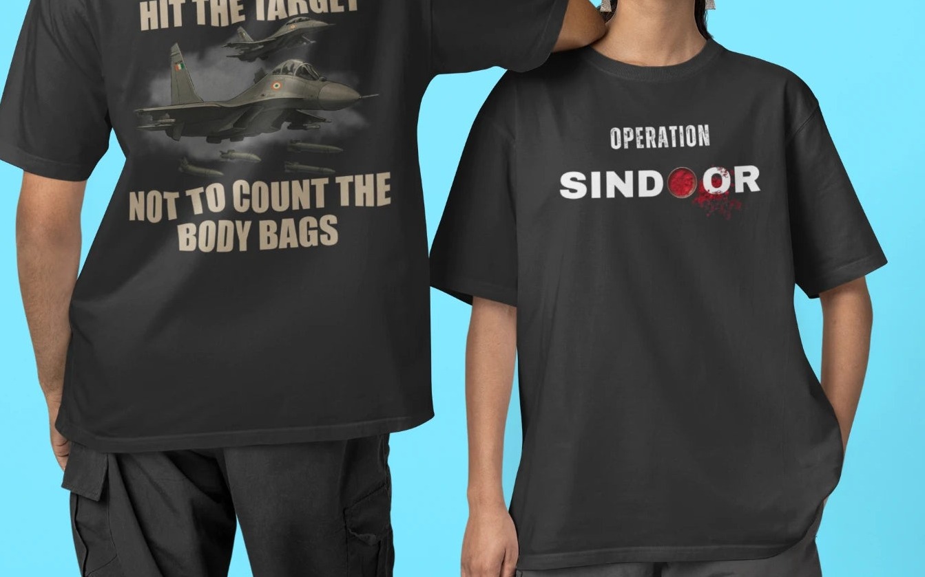 Operation Sindoor - Our job is to hit the target, not to count the body bags (Front &amp; Back) Oversized T-Shirt