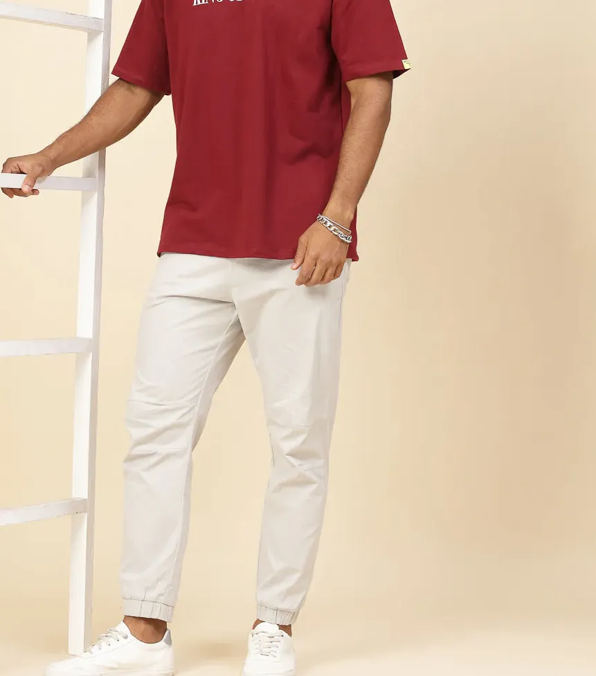 Oversized Curse King Anime Maroon T-shirt
