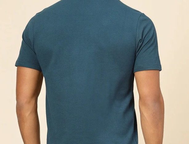 Patch Pocket Oversized Zip Polo Olive Green Tee