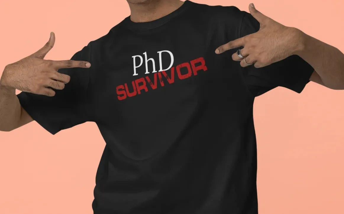 PhD Survivor Oversized T-Shirt