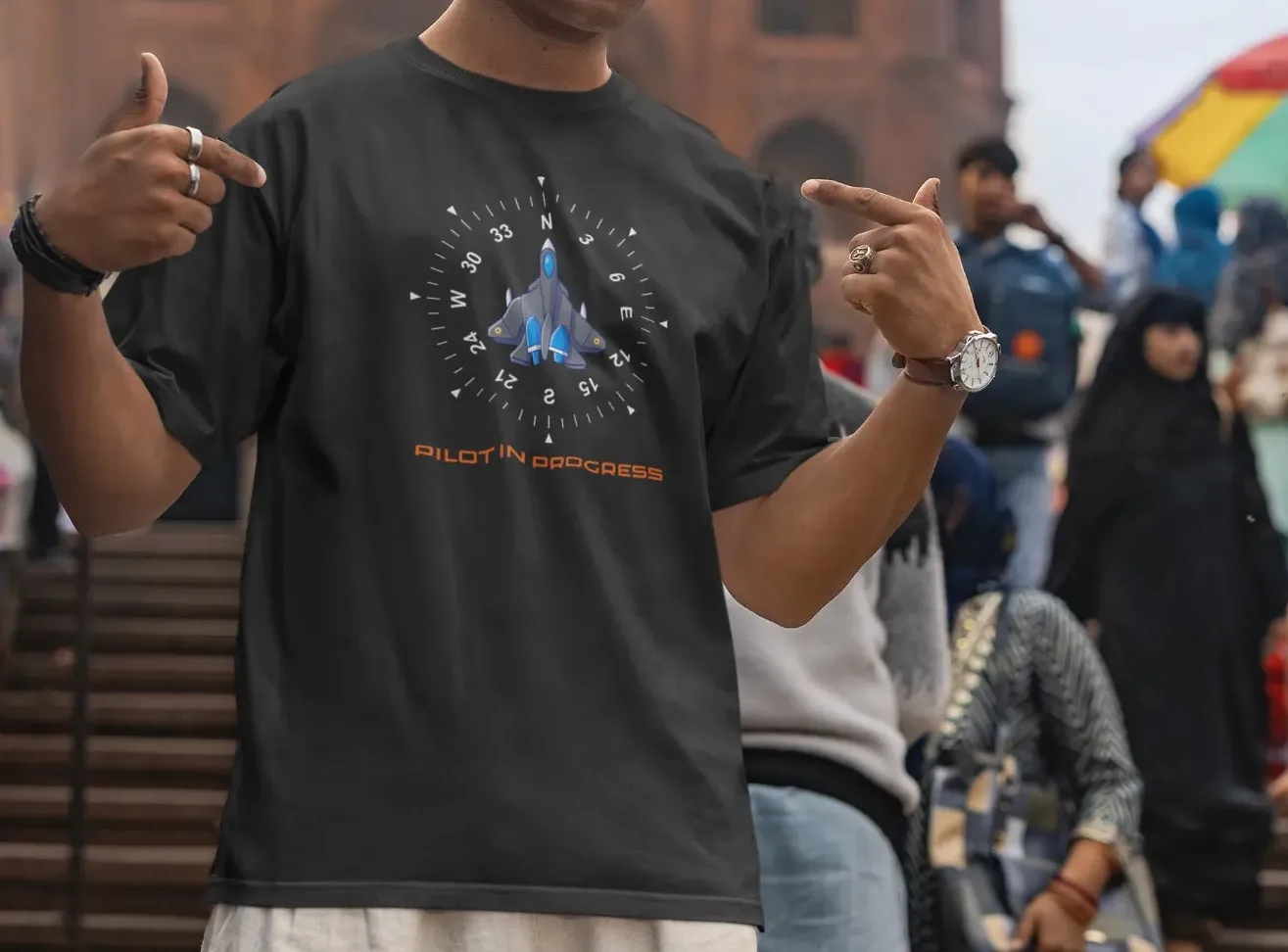 Pilot in progress Oversized T-Shirt
