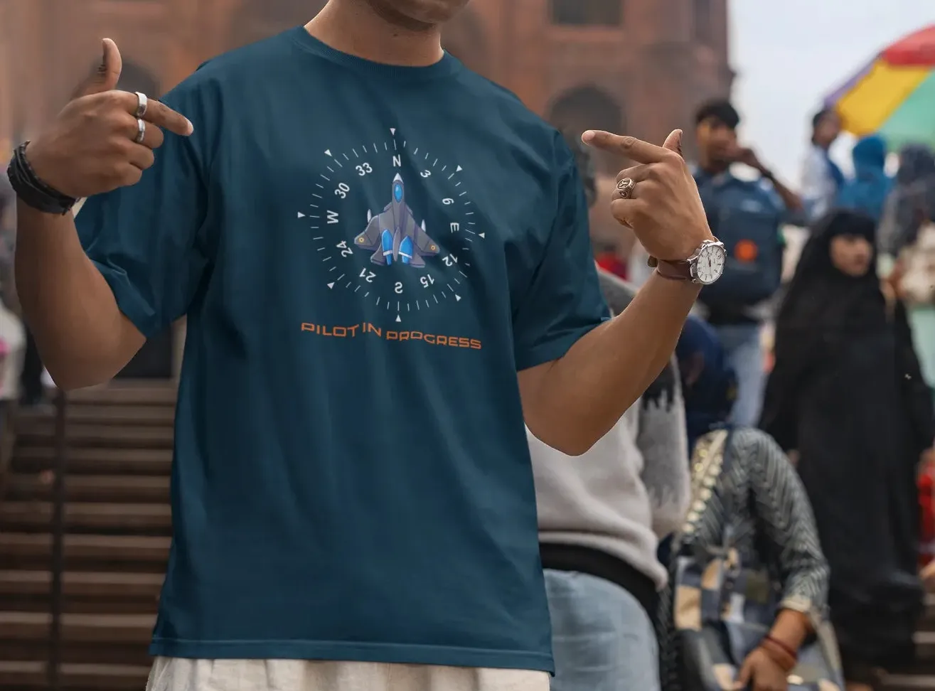 Pilot in progress Oversized T-Shirt