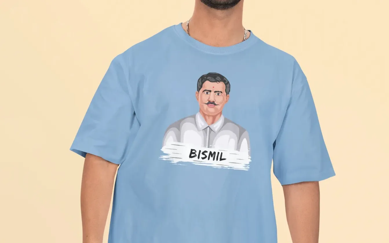 Ramprasad Bismil Oversized T-Shirt