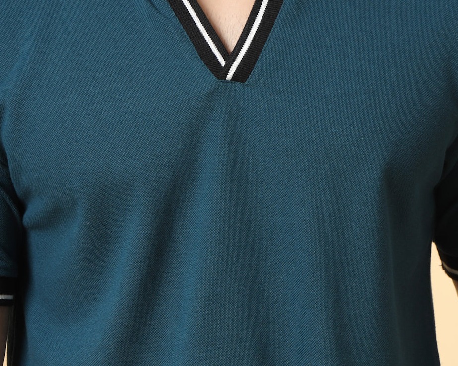 Rigo Men's Solid Urban Classic Polo T-shirt