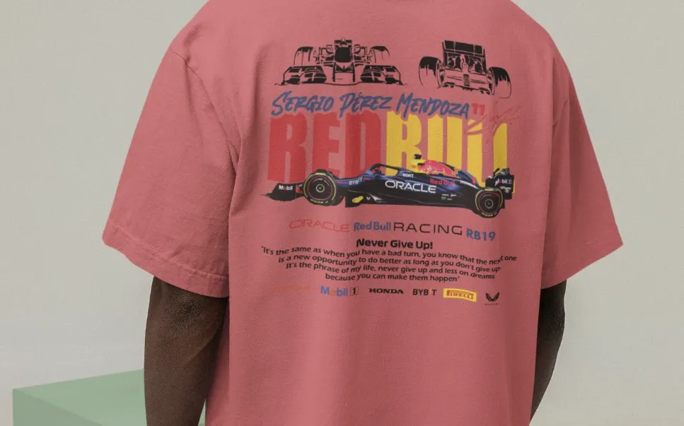 Sergio Perez Red Bull F1 Oversized T-Shirt