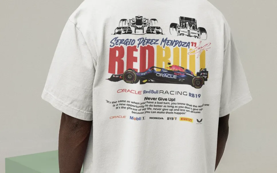Sergio Perez Red Bull F1 Oversized T-Shirt