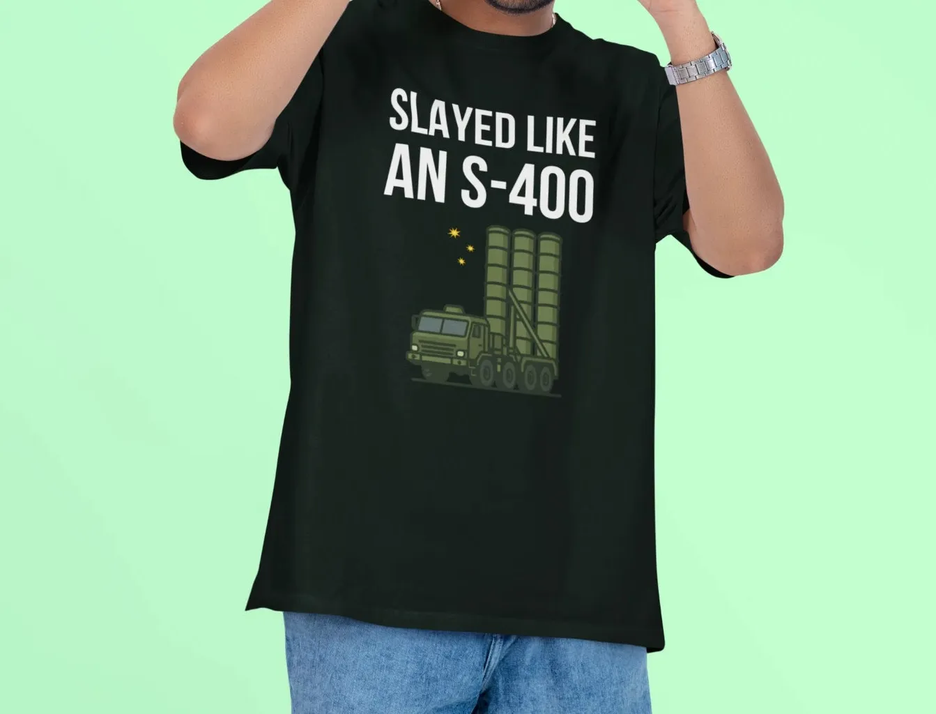 Slayed like an S-400 Oversized T-Shirt
