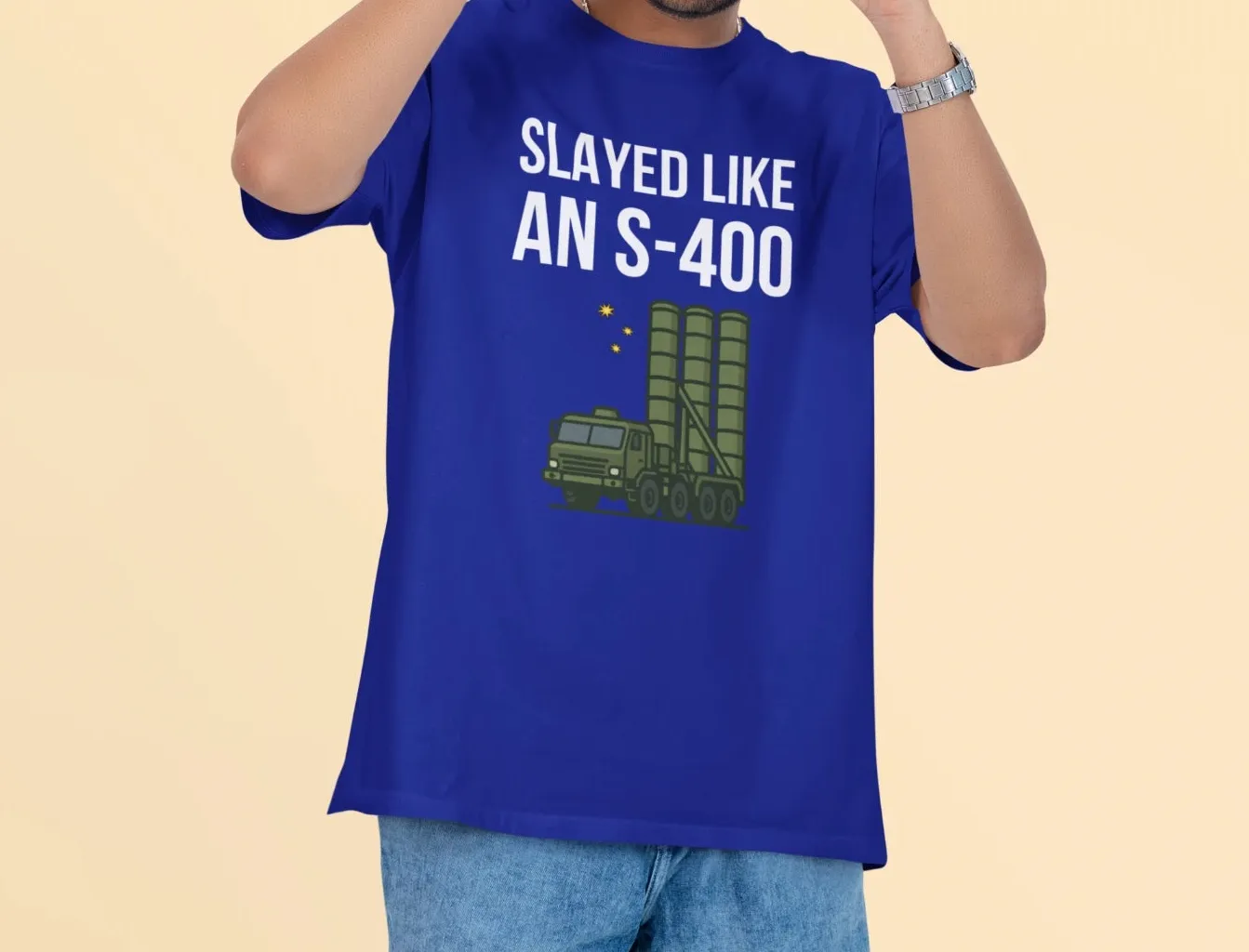Slayed like an S-400 Oversized T-Shirt