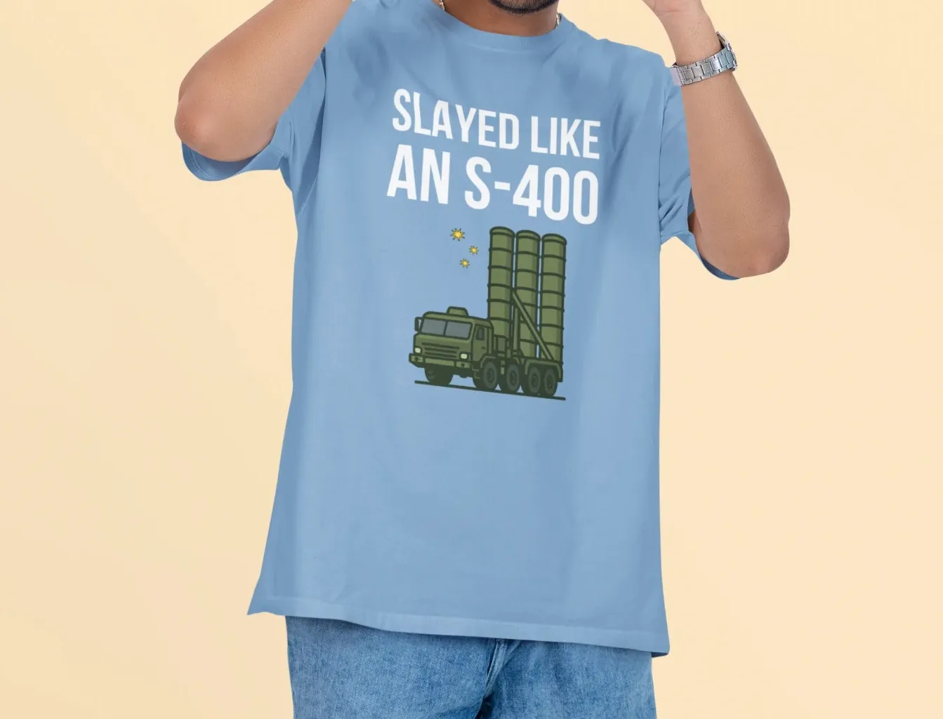 Slayed like an S-400 Oversized T-Shirt
