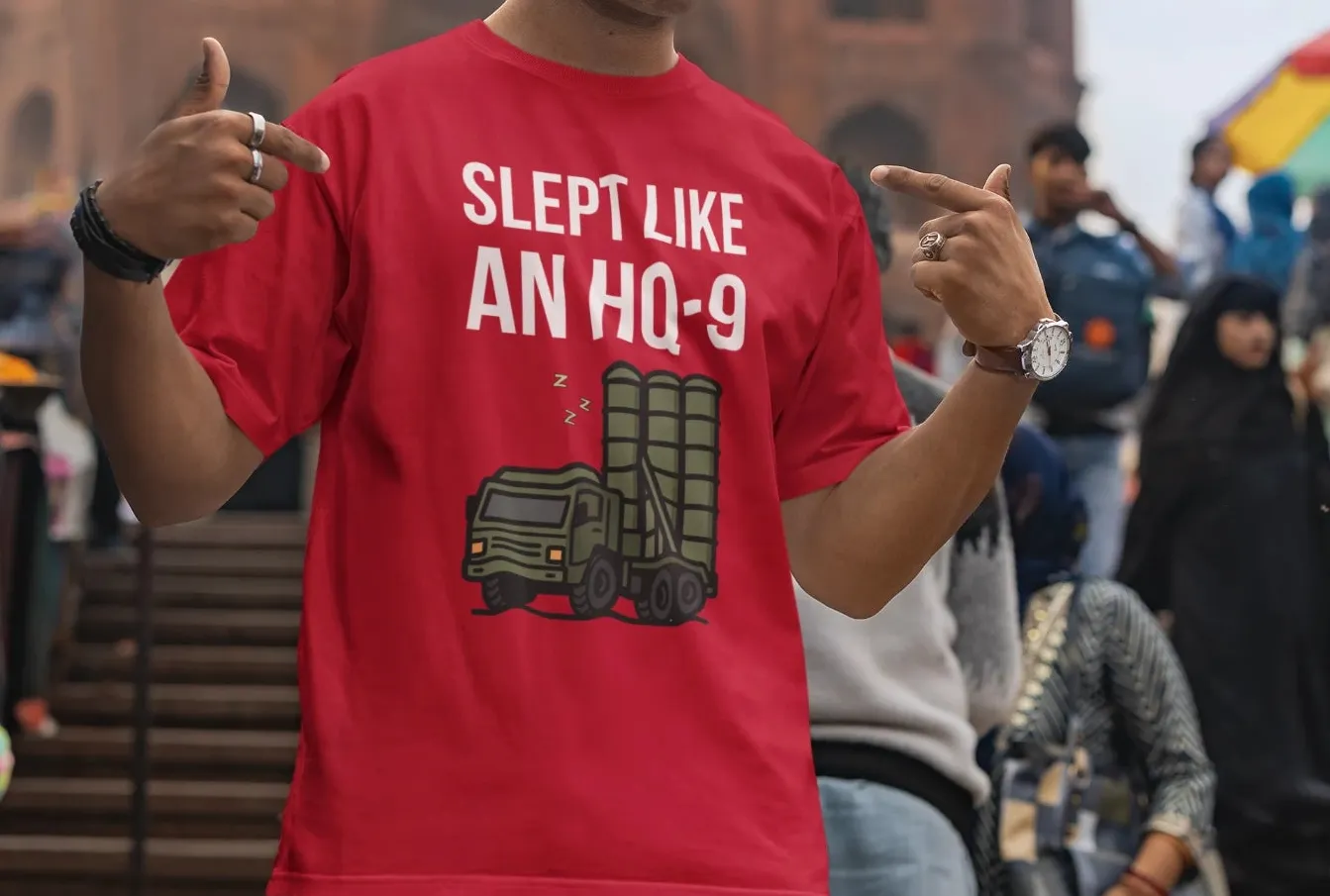 Slept like an HQ-9 Oversized T-Shirt