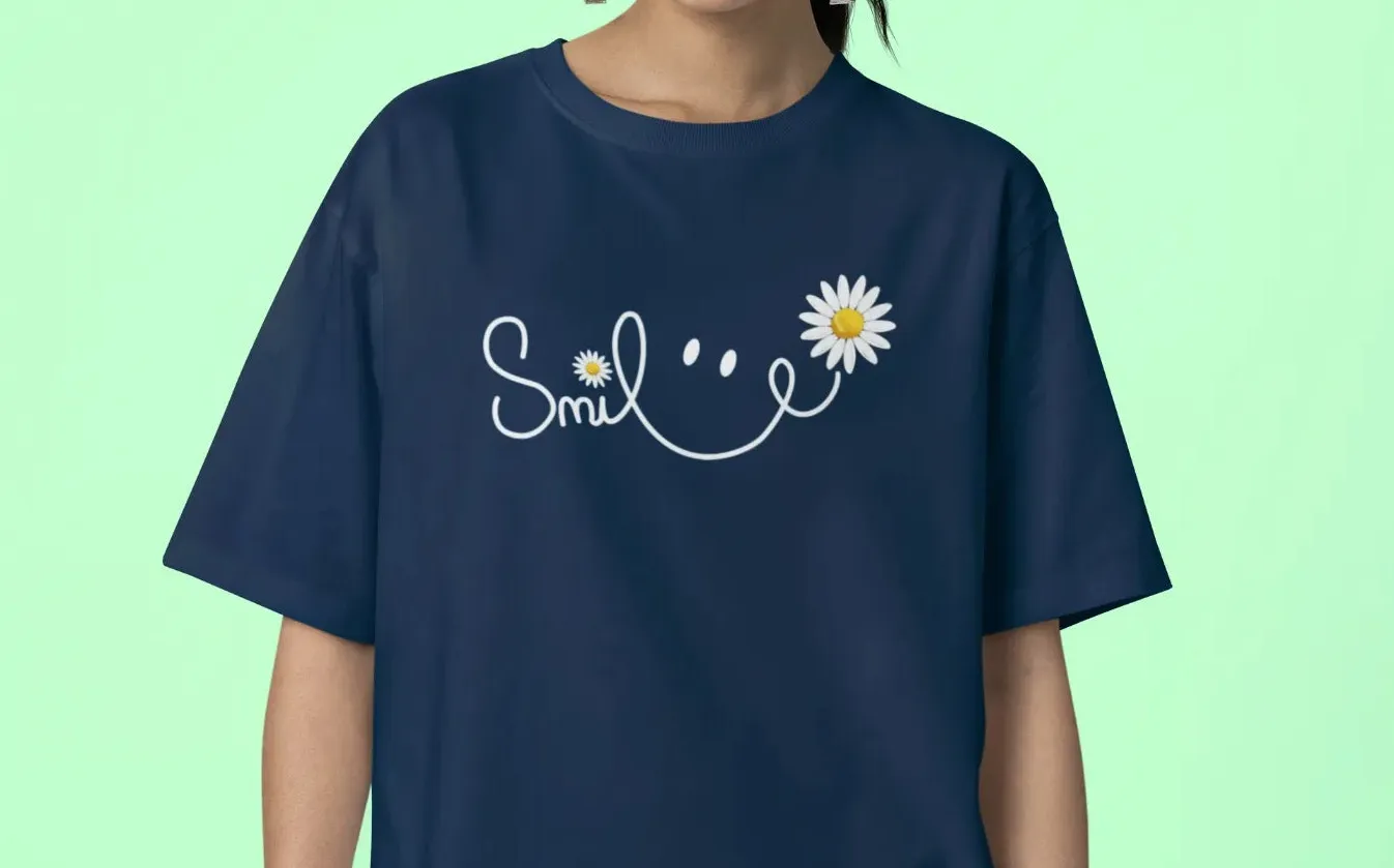 Smile Oversized T-Shirt