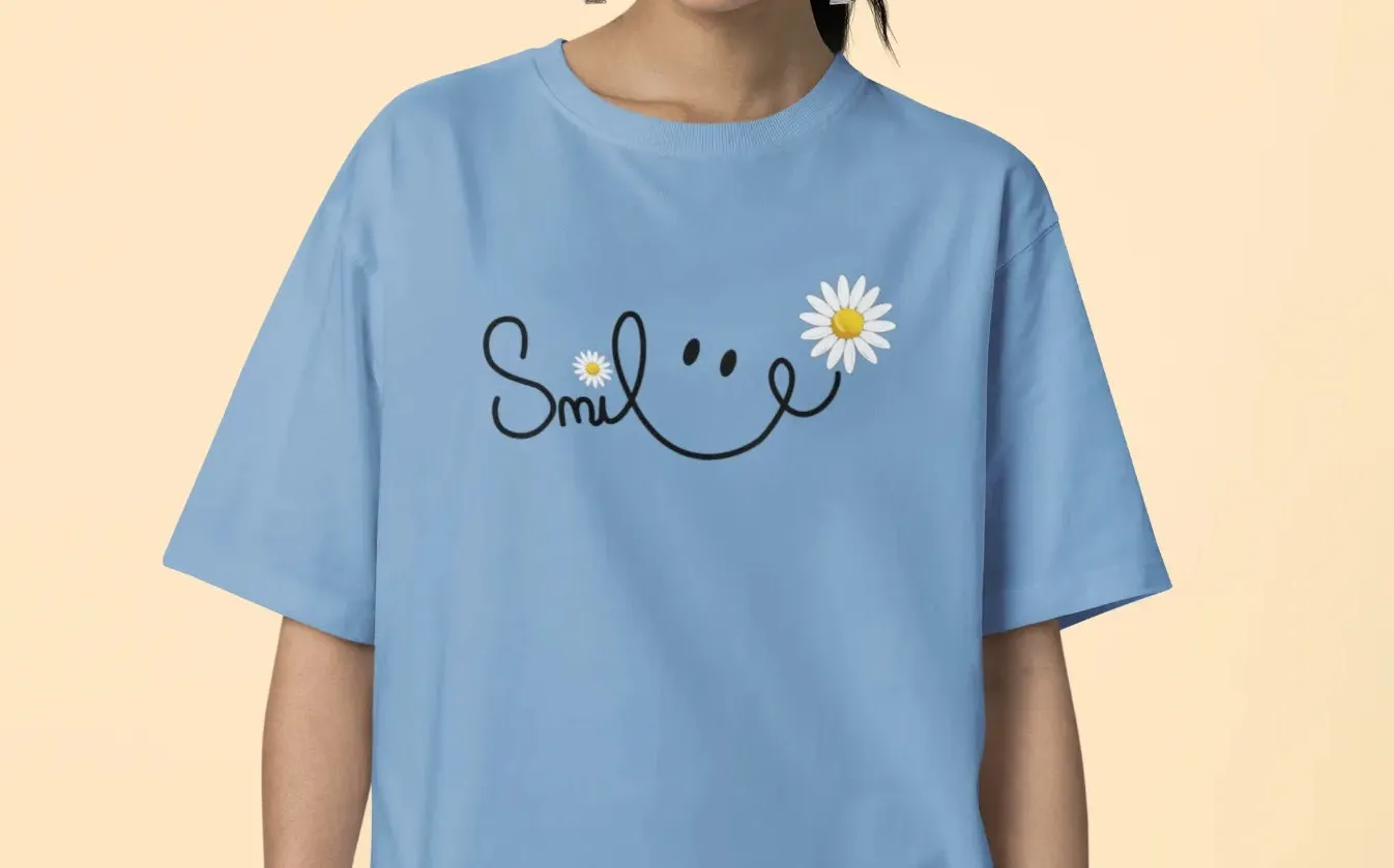 Smile Oversized T-Shirt