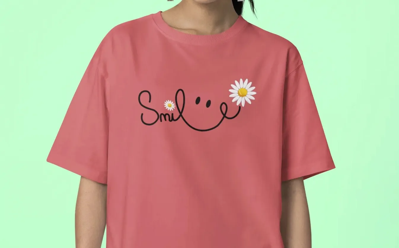 Smile Oversized T-Shirt