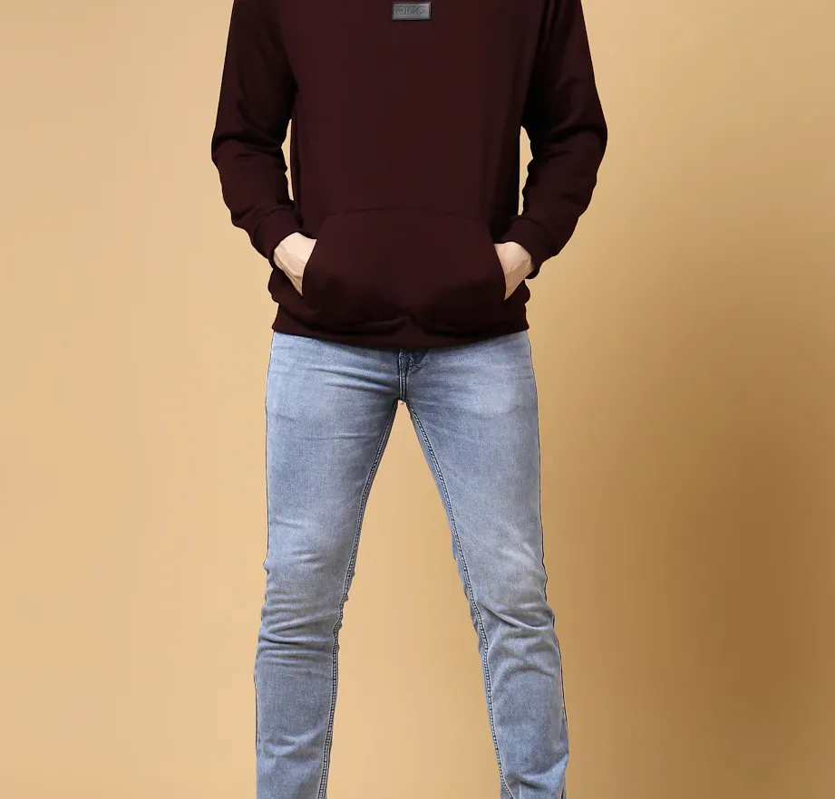 Stand Tall Fleece Wine Sweatshirt