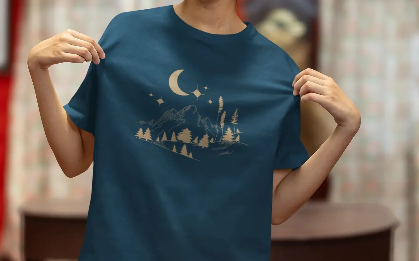Starry mountain Oversized T-Shirt