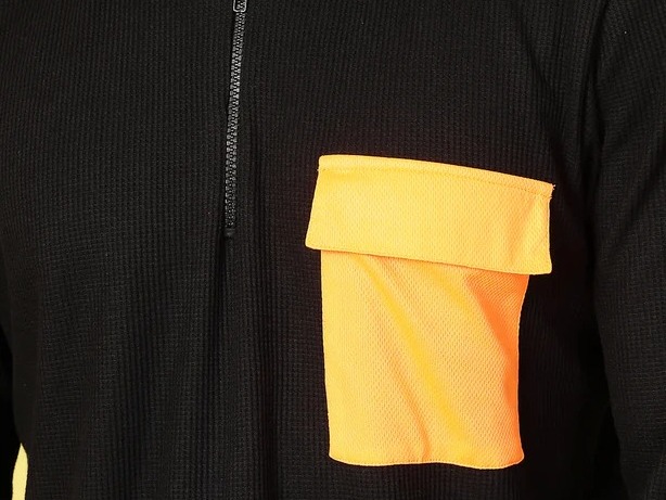 Stylish Oversized High Neck Jet Black T-Shirt