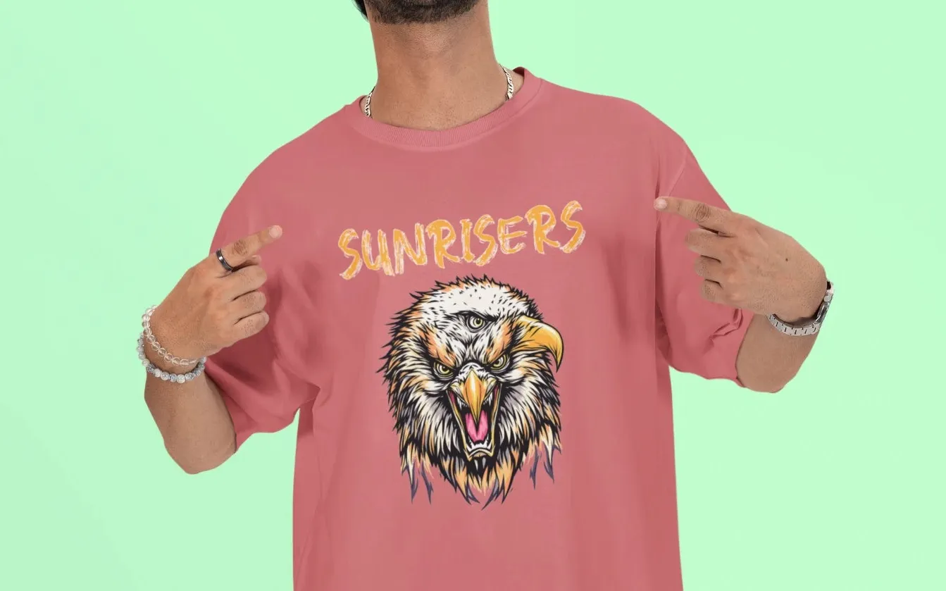 Sunrisers Hyderabad Eagle Oversized T-Shirt