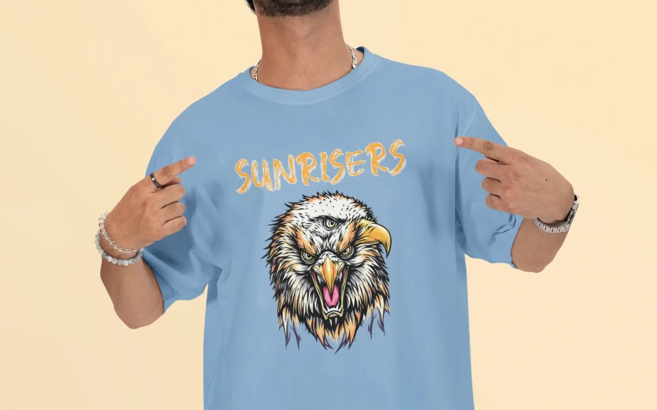 Sunrisers Hyderabad Eagle Oversized T-Shirt