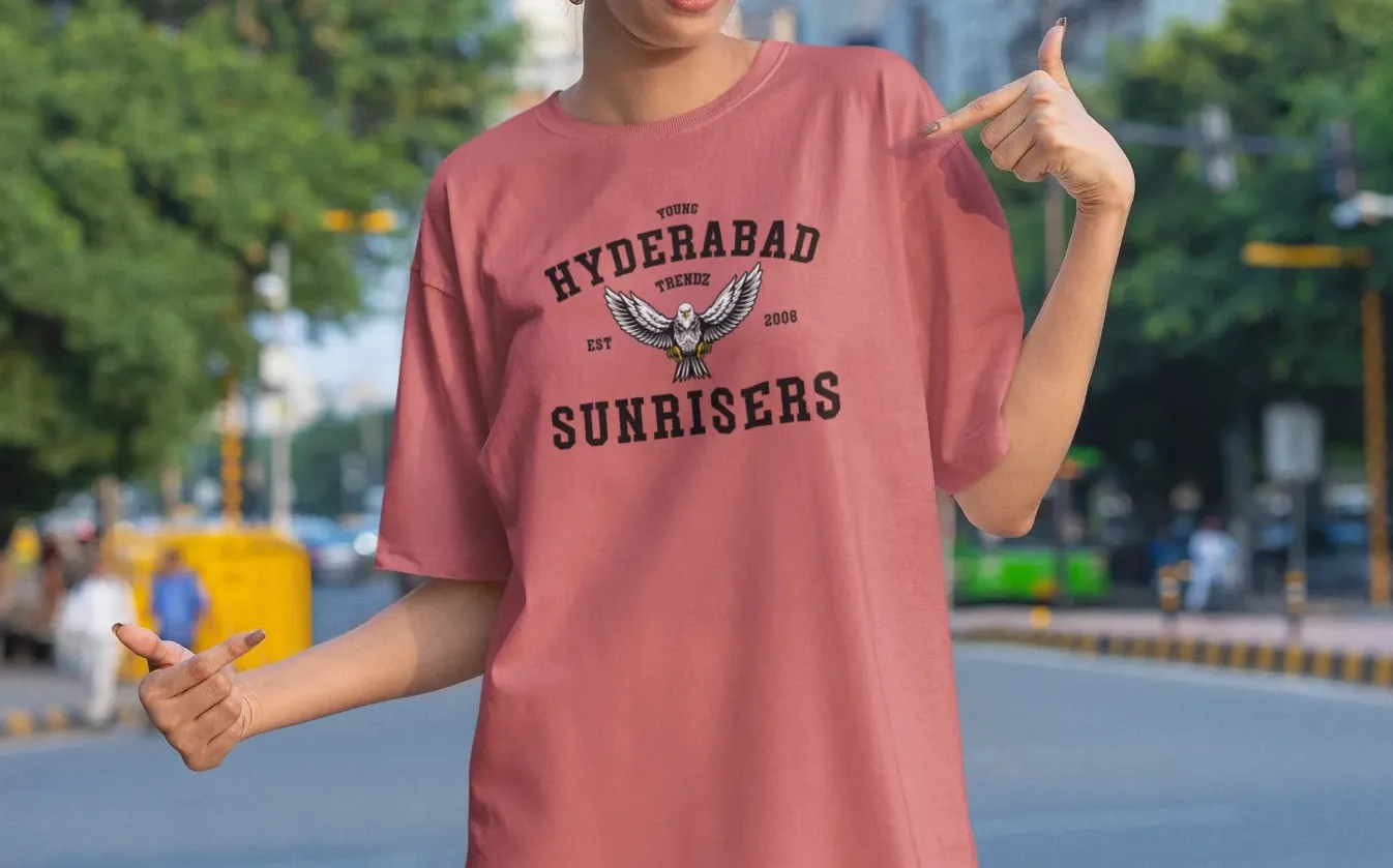 Sunrisers Hyderabad EST 2008 Oversized T-Shirt