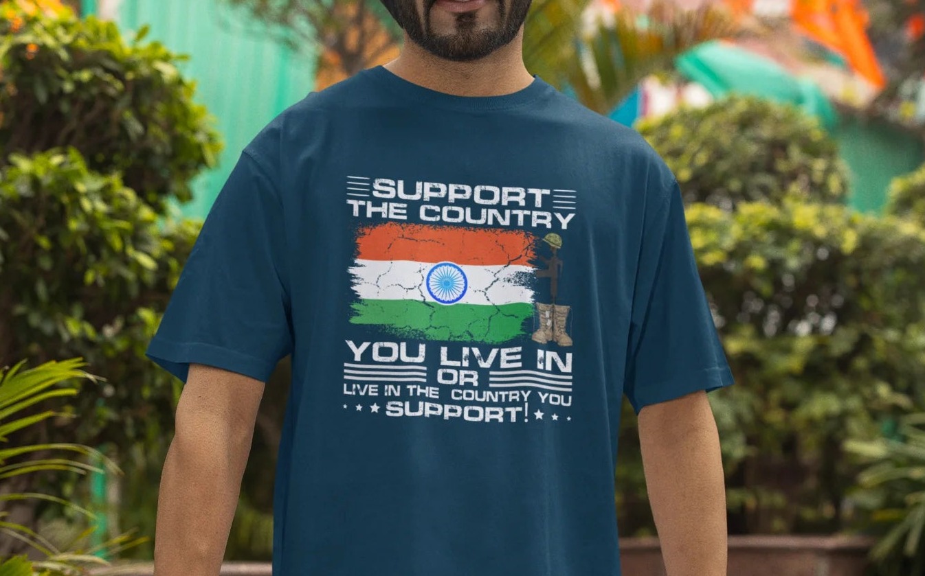Support the country you live in Oversized T-Shirt