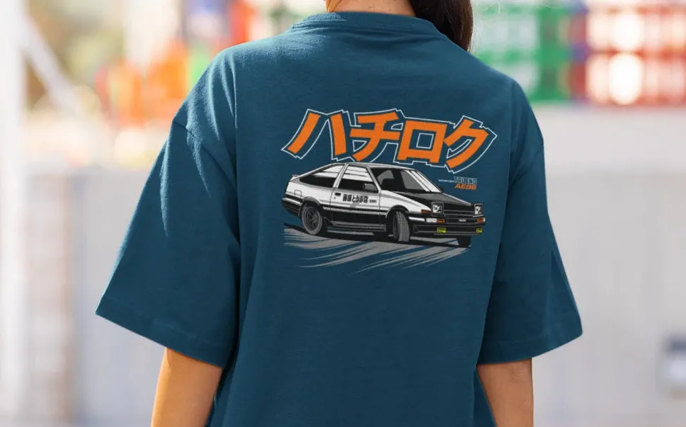 Toyota Sprinter Trueno AE86 Oversized T-Shirt