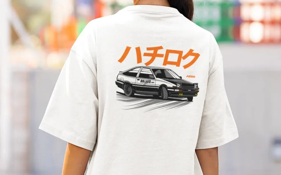Toyota Sprinter Trueno AE86 Oversized T-Shirt