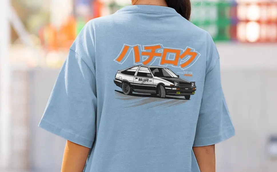 Toyota Sprinter Trueno AE86 Oversized T-Shirt