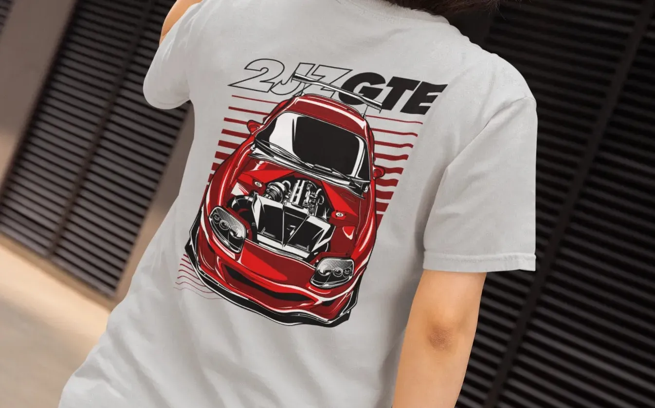 Toyota Supra 2JZ-GTE Engine T-Shirt