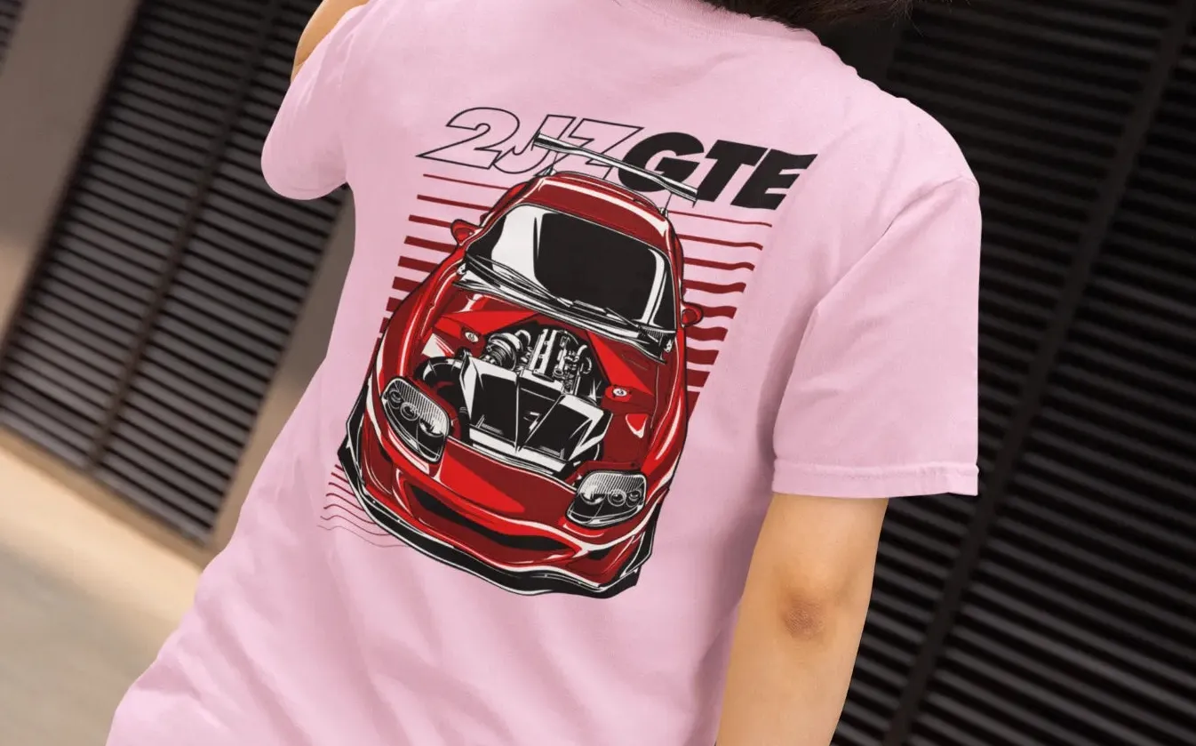 Toyota Supra 2JZ-GTE Engine T-Shirt
