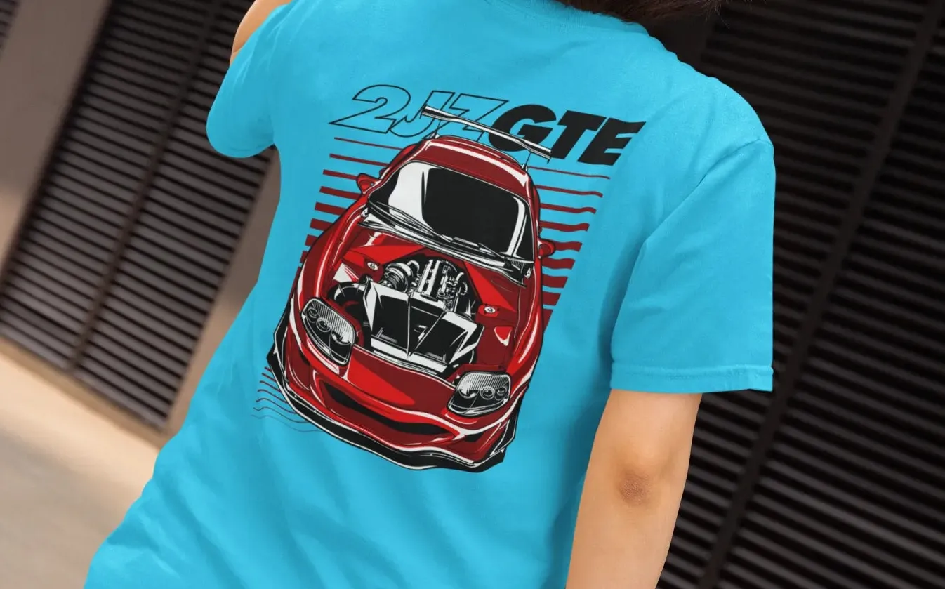 Toyota Supra 2JZ-GTE Engine T-Shirt