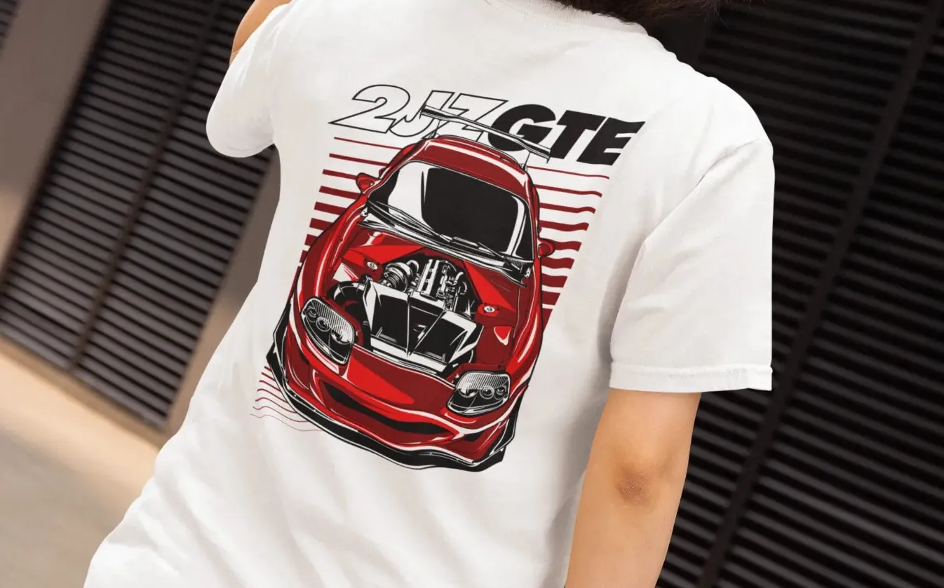 Toyota Supra 2JZ-GTE Engine T-Shirt