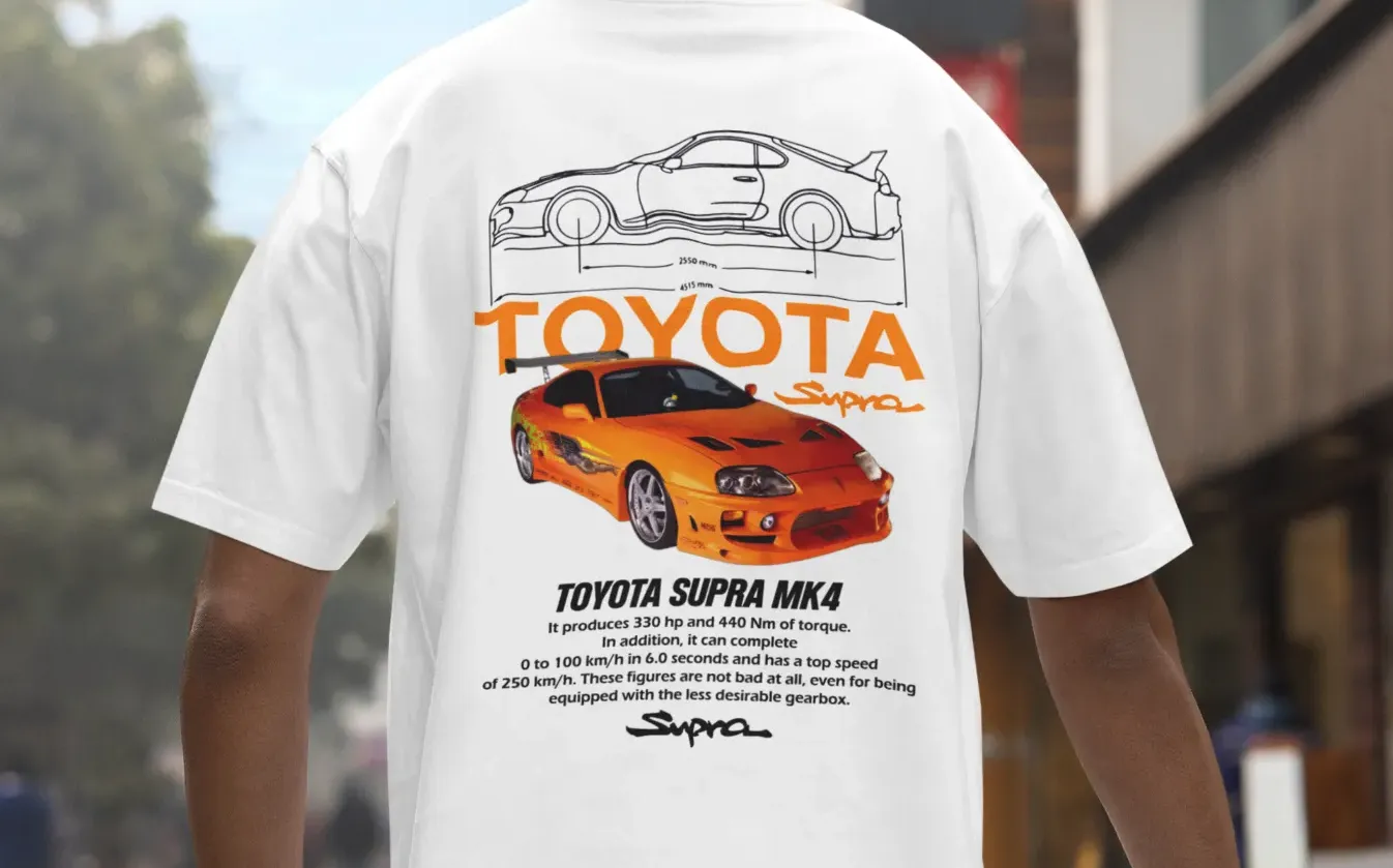 Toyota Supra MK4 Oversized T-Shirt