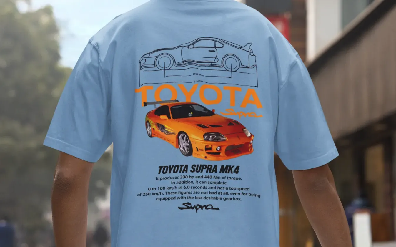 Toyota Supra MK4 Oversized T-Shirt