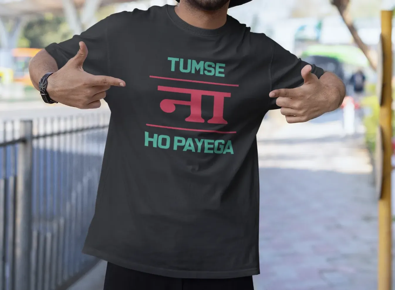 Tum se Na ho payega Oversized T-Shirt