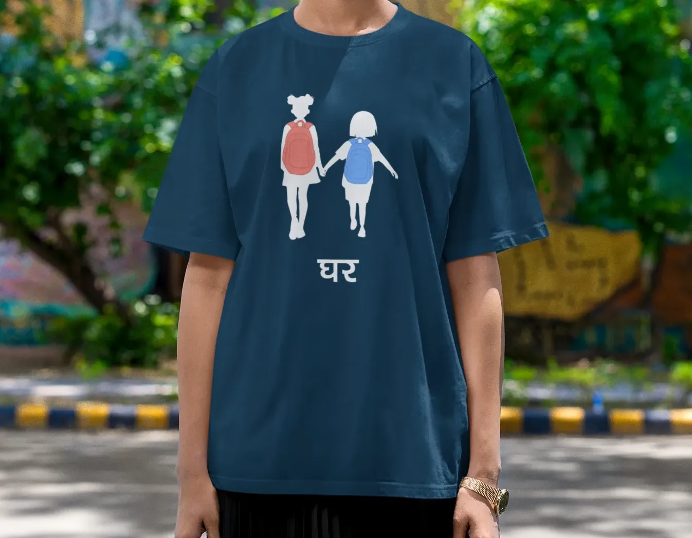 Two Sisters - Jigra Oversized T-Shirt