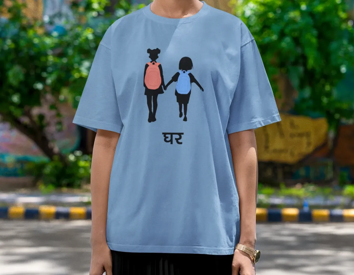 Two Sisters - Jigra Oversized T-Shirt