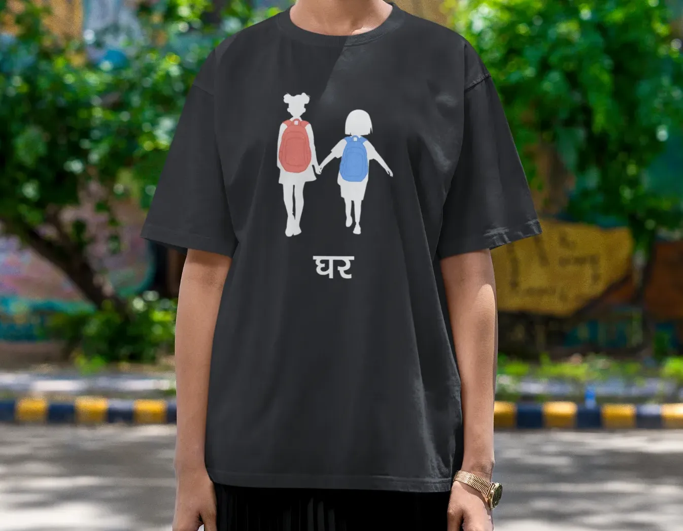 Two Sisters - Jigra Oversized T-Shirt