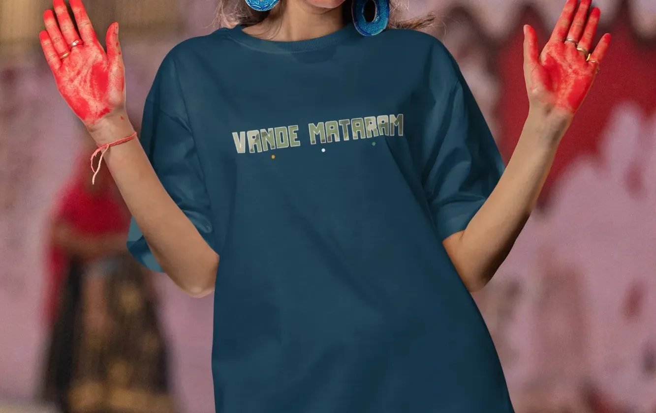 Vande Mataram Oversized T-Shirt