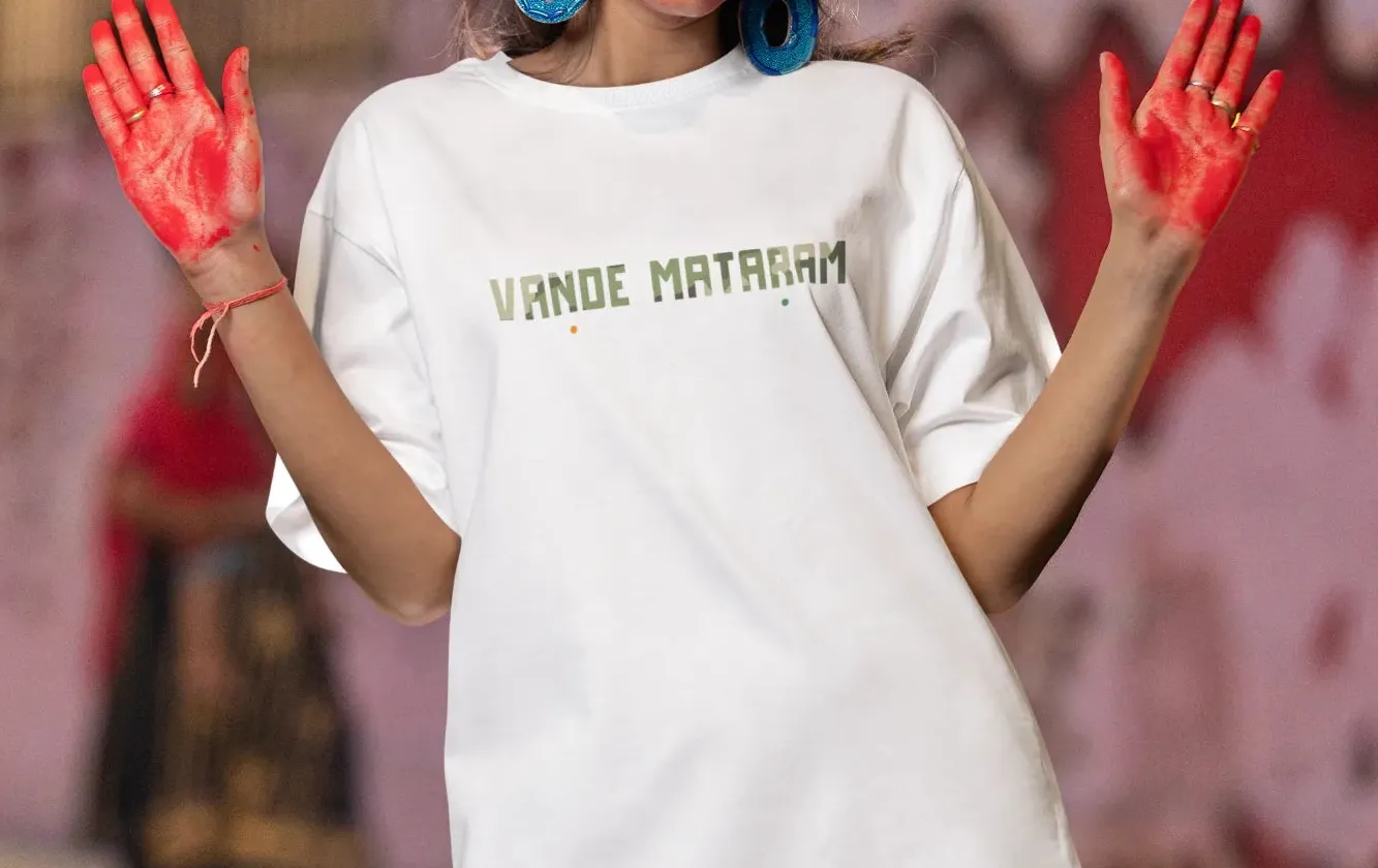 Vande Mataram Oversized T-Shirt