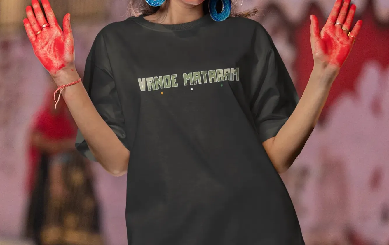 Vande Mataram Oversized T-Shirt