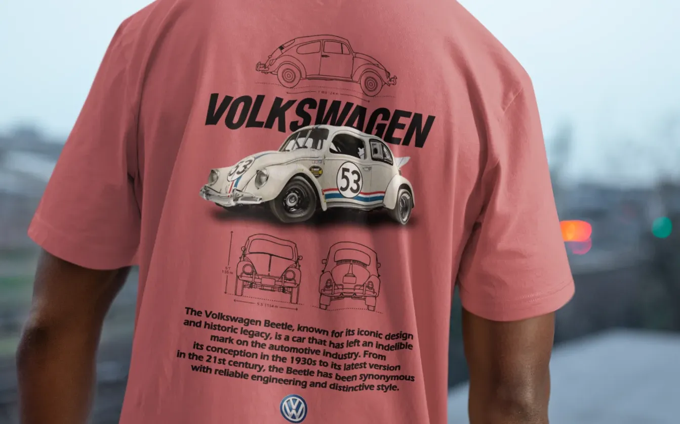 Volkswagen Beetle Oversized T-Shirt