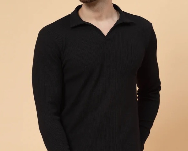 Waffle Classic Black T-shirt
