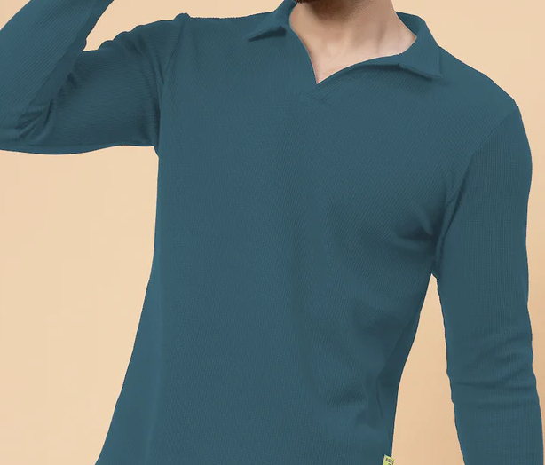 Waffle Classic Teal T-shirt