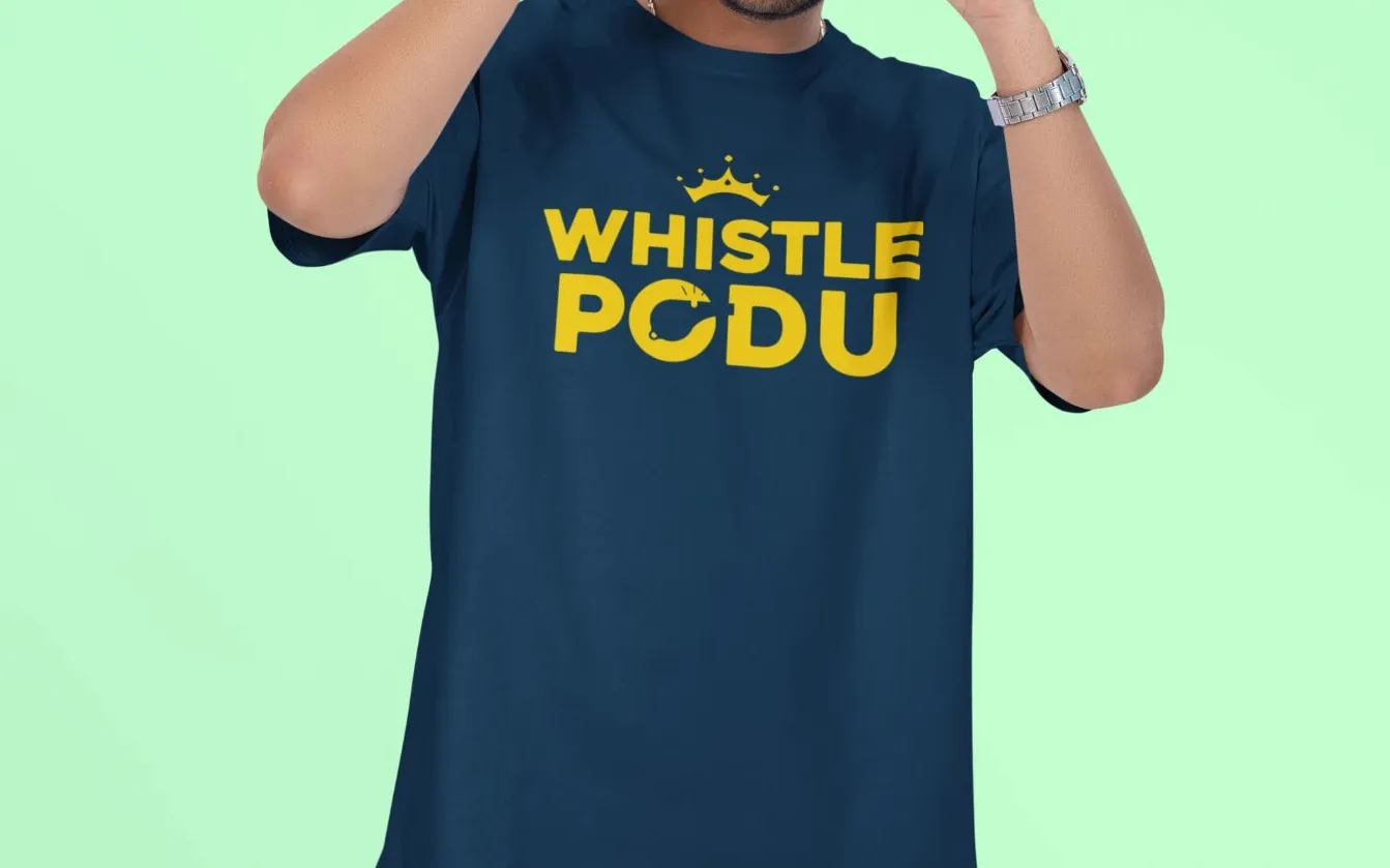 Whistle Podu CSK Oversized T-Shirt